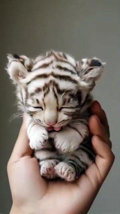 Can You Resist This Baby Tiger's Sad Face？#tiger#shorts#nature#funny#cute