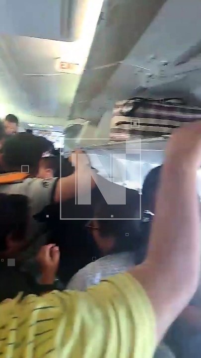 Pasajeros avión
