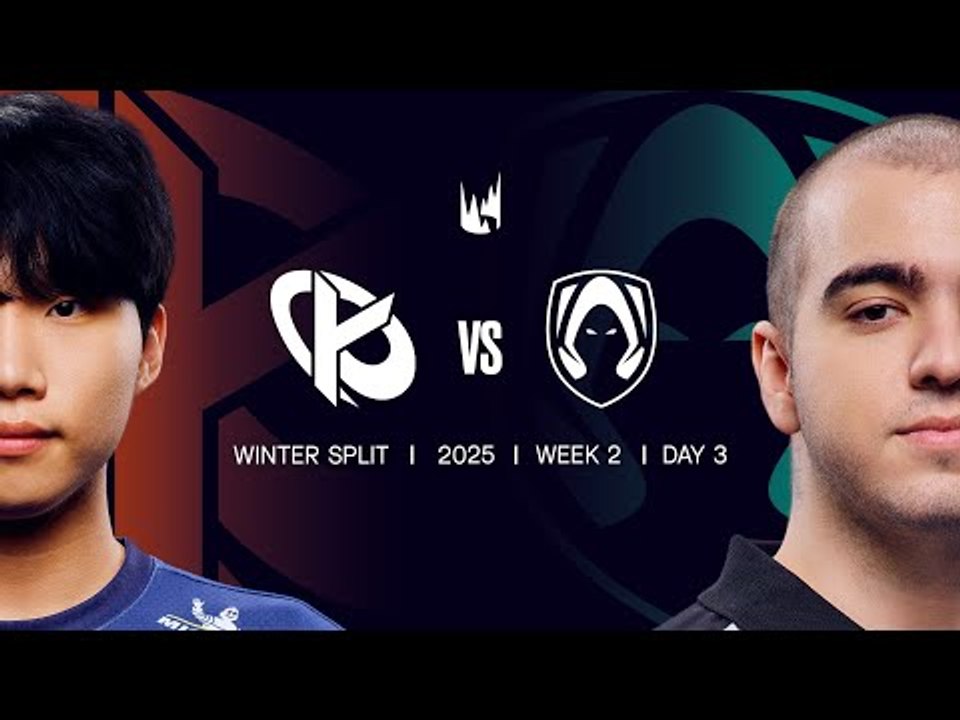 KC v TH | 2025 LEC Winter | Week 2 Day 3 | Karmine Corp vs.Team Heretics