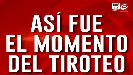 Así fue el momento del tiroteo entre delegados de la UOCRA