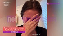 Tunden a Selena Gómez por llorar ante deportaciones de Trump