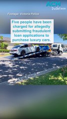 Luxury cars allegedly bought with fraudulent loans seized