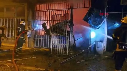 Edirne'de çakmak dükkanında çıkan yangında 5 iş yeri hasar gördü
