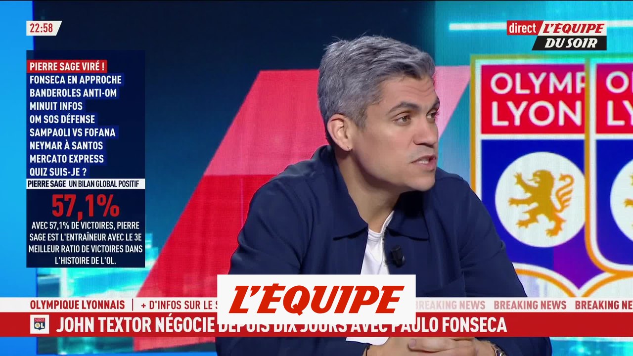 Pierre Sage écarté de l'OL, les explications d'Hugo Guillemet - Foot - Ligue 1 - OL