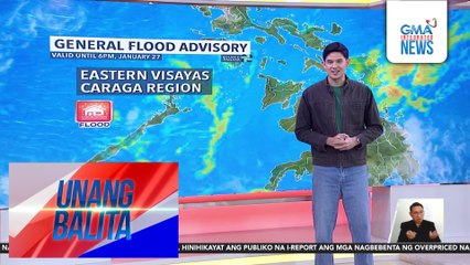 Weather update as of 7:04 AM (January 28, 2025) | Unang Balita