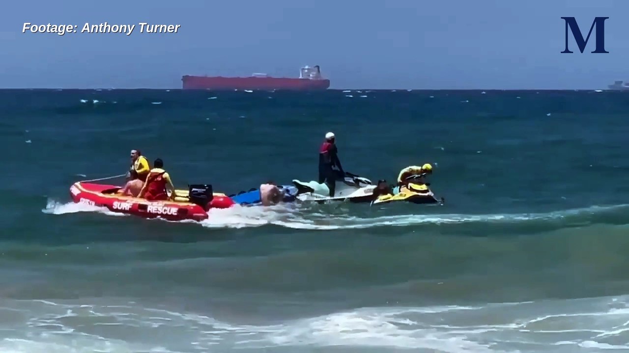 Rescue at Austinmer Beach | January 27, 2025 | Illawarra Mercury