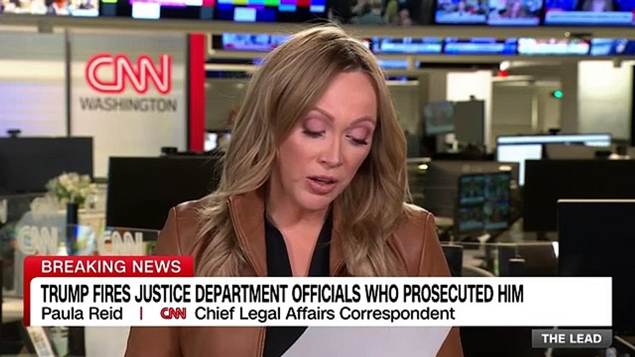 Trump Justice Department fires officials who investigated Trump