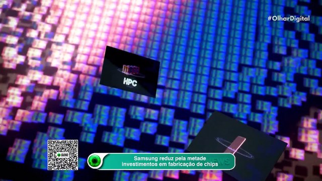 Samsung reduz pela metade investimentos em fabricação de chips