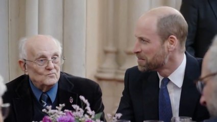 William and Kate pay emotional tribute to survivors at Holocaust Memorial Day service