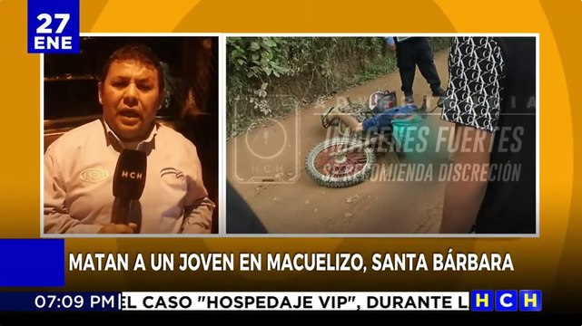 Desconocidos ultiman a un hombre en Macuelizo, Santa Bárbara