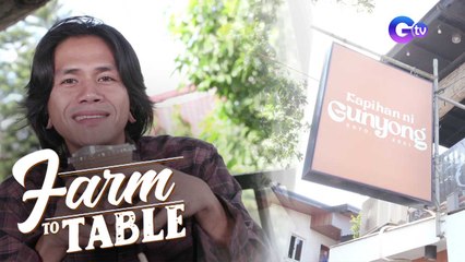 Try Chef JR Royol’s favorite ‘Kapihan ni Gunyong’ | Farm To Table