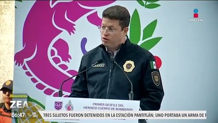 Los bomberos de la CDMX celebraron su 169 aniversario con un desfile