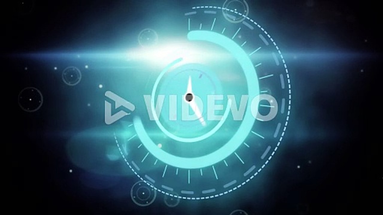 Animation of clock moving fast with networks of connections