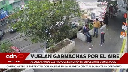 Comerciantes de la Alameda Central pelean con policías de la CDMX I Ciudad Desnuda