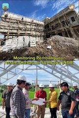 Gubernur Kaltara Monitoring Pembangunan Asrama Kaltara di Sumbawa