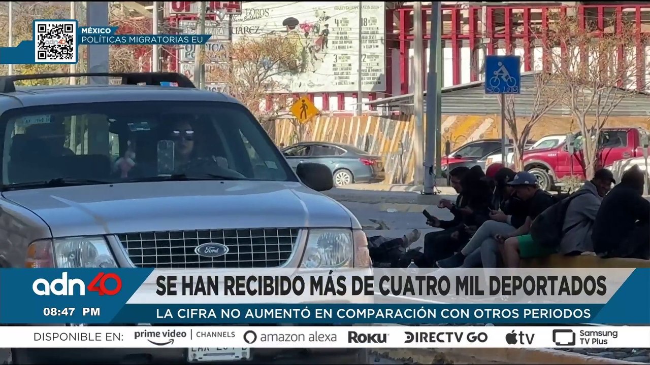 La presidenta, Claudia Sheinbaum confirma que México ha recibido más de 4 mil deportados de EE.UU.