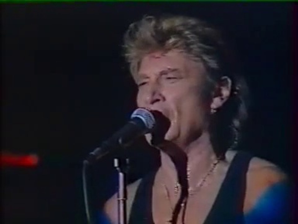 Johnny Hallyday - Diego, libre dans sa tête  (Live & Interview) 1991