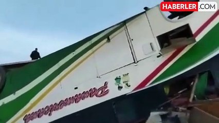 Bolivya'da yolcu otobüsü köprüden düştü: 19 ölü