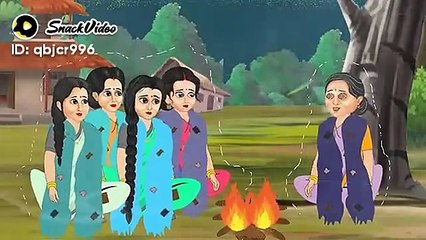 Village story | the Poem Of village | Hindi cartoon