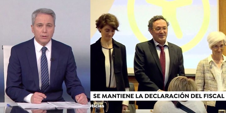 Vicente Vallés amarga la semana al fiscal general del Estado con un triplete de pésimas noticias