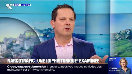 Narcotrafic: "La dimension répressive est d'intérêt général", déclare Jérôme Durain, sénateur socialiste