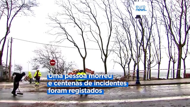 Tempestade Herminia traz chuva intensa, ventos fortes e ondas poderosas à Europa