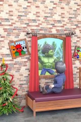 Black monster sleeping disturb,💀😴