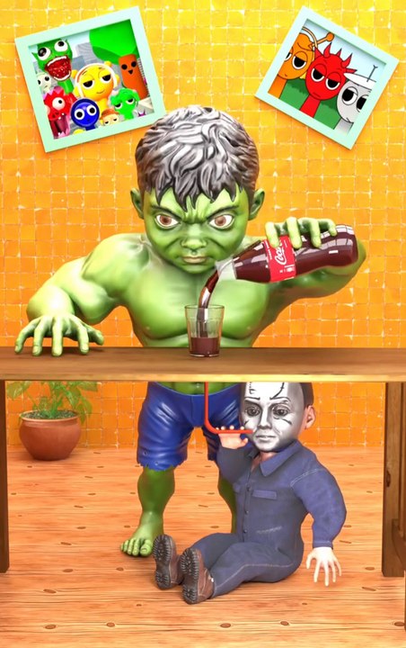 Hulk drinking 🤤😂