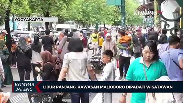 Libur Panjang, Kawasan Malioboro Dipadati Wisatawan