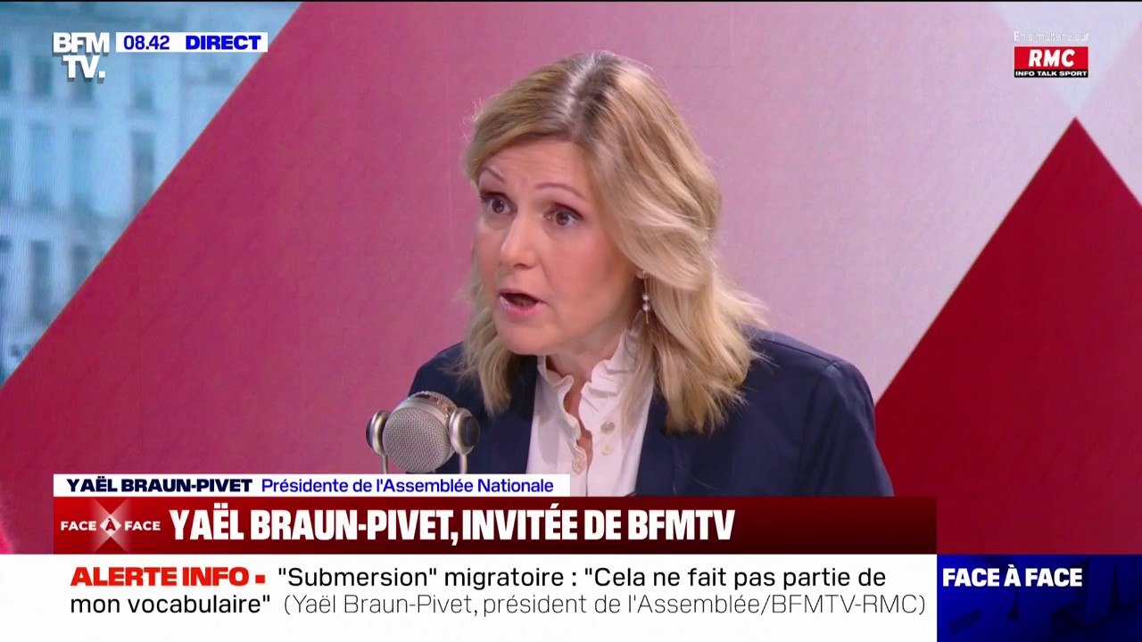 Retraites: "La réforme par points était une bonne réforme", assure Yaël Braun-Pivet, présidente de l'Assemblée nationale
