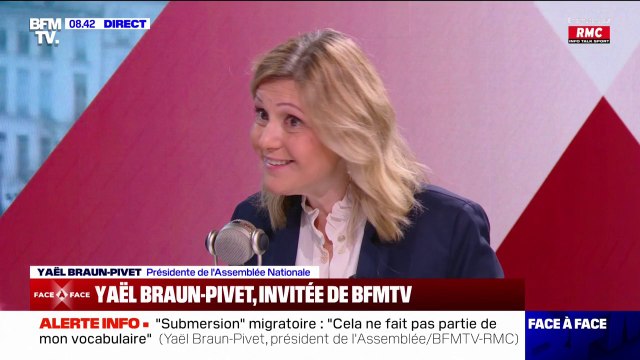 Fin de vie: pour Yaël Braun-Pivet, présidente de l’Assemblée nationale, c'est une erreur de scinder le projet de loi en deux