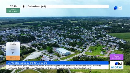 28/01/2025 - ici matin par ici Loire Océan en vidéo