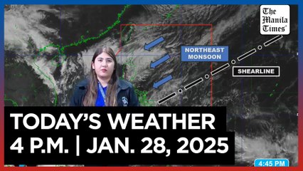 Weather Update at 4 P.M. on Jan. 28, 2025 ☀️