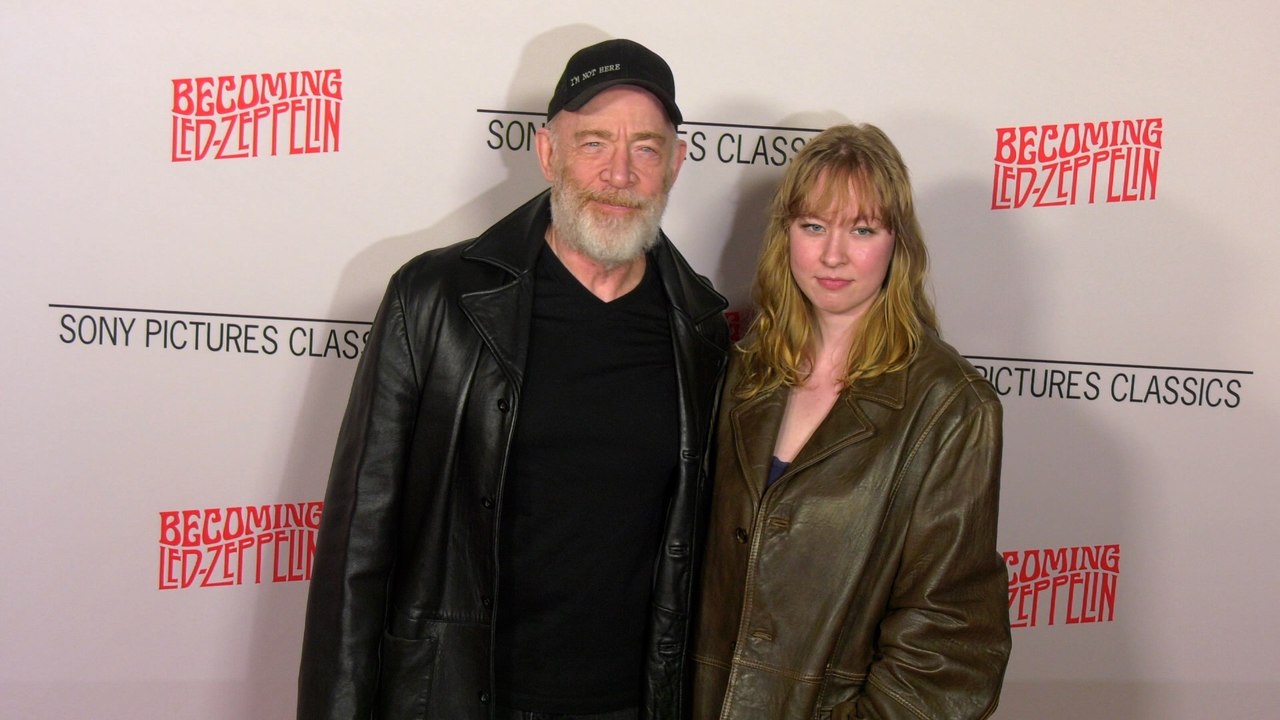 JK Simmons and Olivia Simmons "Becoming Led Zeppelin" Los Angeles Premiere Red Carpet