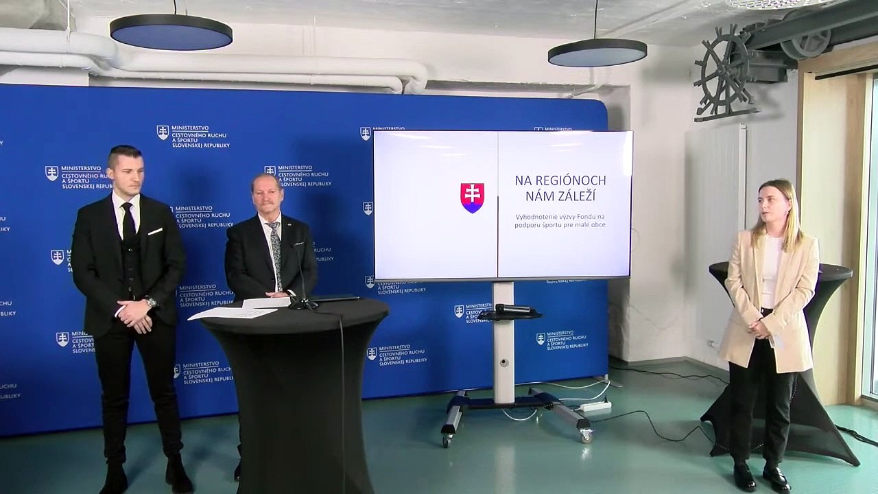 ZÁZNAM: FNPŠ prerozdelí na výstavbu športovísk v malých obciach vyše 10 miliónov eur