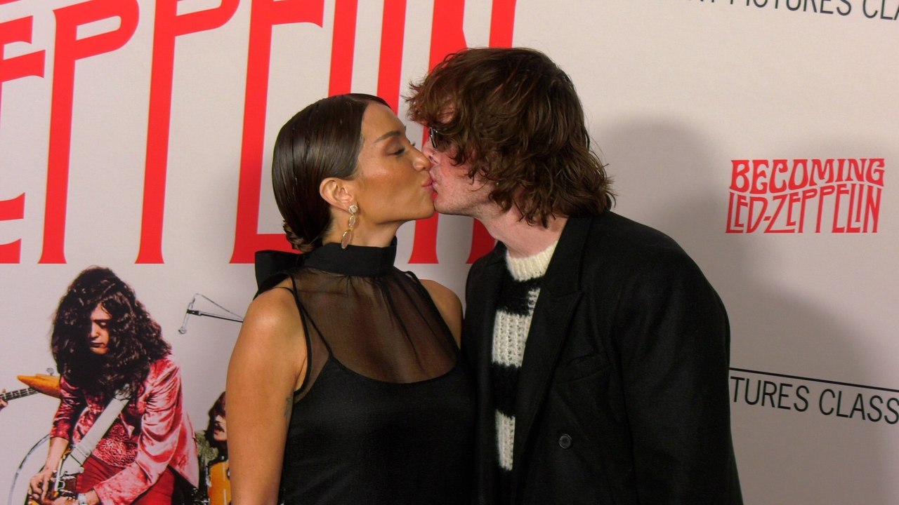 Rosalie Jackson and Jager Henry Bonham "Becoming Led Zeppelin" Los Angeles Premiere Red Carpet