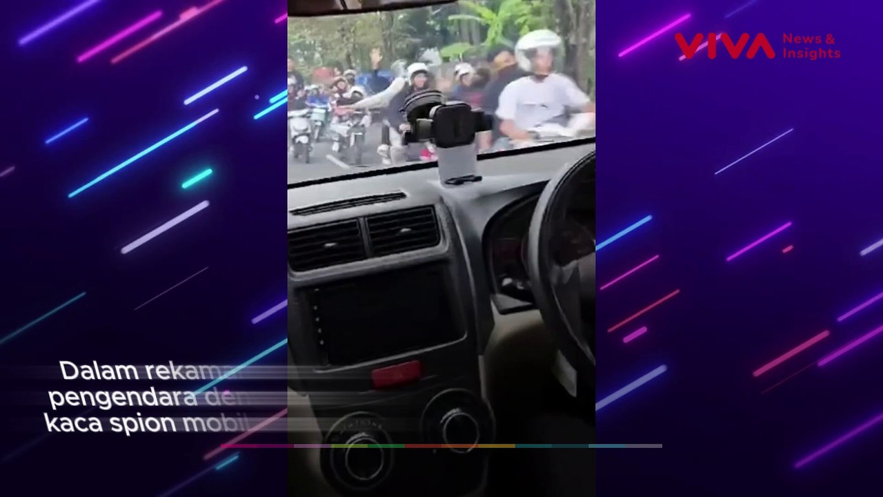 Gerombolan Pemotor Songong Pecahkan Kaca Spion...