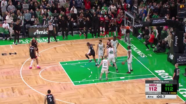 Amen Thompson answers Houston prayers with last-second bucket