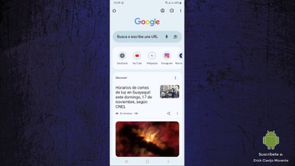 Como Desactivar SafeSearch de Google Chrome en Android
