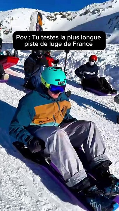 🛷 La plus longue piste de luge de France à Val Thorens 🛷