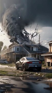 🌪️ Tornado Destroys Home with Dramatic Music Jaw-Dropping Footage 🎥