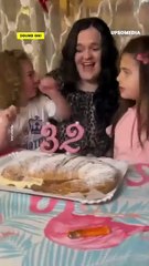 Their mom blew out the candles and they showed how spoiled they are 😠