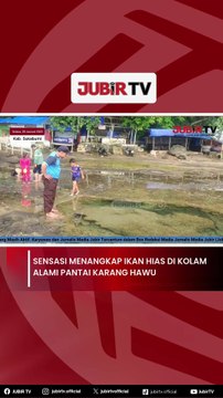 Sensasi Menangkap Ikan Hias di Kolam Alami Pantai Karang Hawu