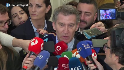 Feijóo ve "inaudito" que el Gobierno "utilice a pensionistas, afectados por la DANA"