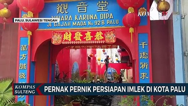 Pernak Pernik Persiapan Imlek di Kota Palu