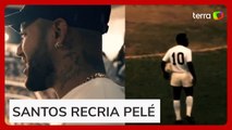 Santos recria voz de Pelé em vídeo para convencer Neymar a voltar para o clube