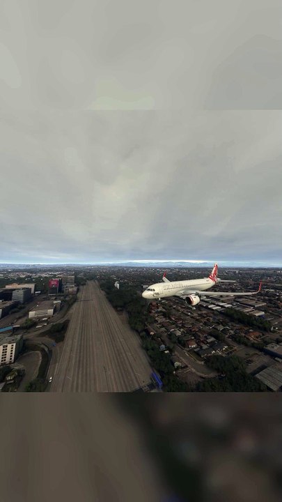 Tempestuous Touchdown Virgin Australia A320neo at Eindhoven AB Airport (EHEH), Eindhoven, Netherlands