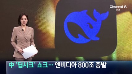중국 AI ‘딥시크’ 쇼크…엔비디아 800조 증발