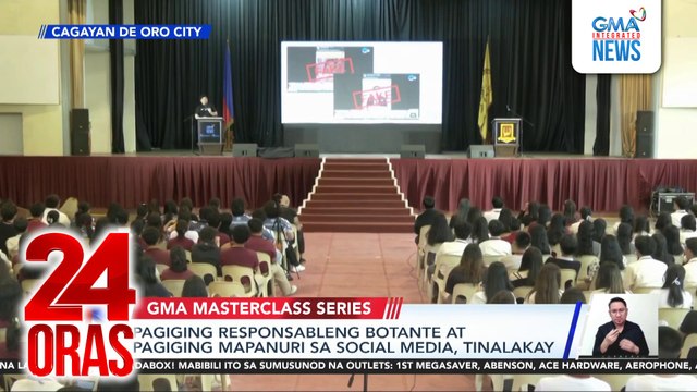 Pagiging responsableng botante at pagiging mapanuri sa social media, tinalakay | 24 Oras