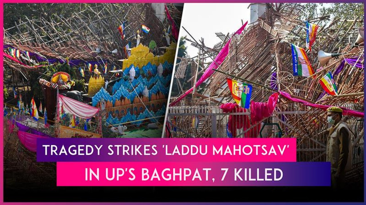 Baghpat: 7 Dead After Wooden Structure Collapse...